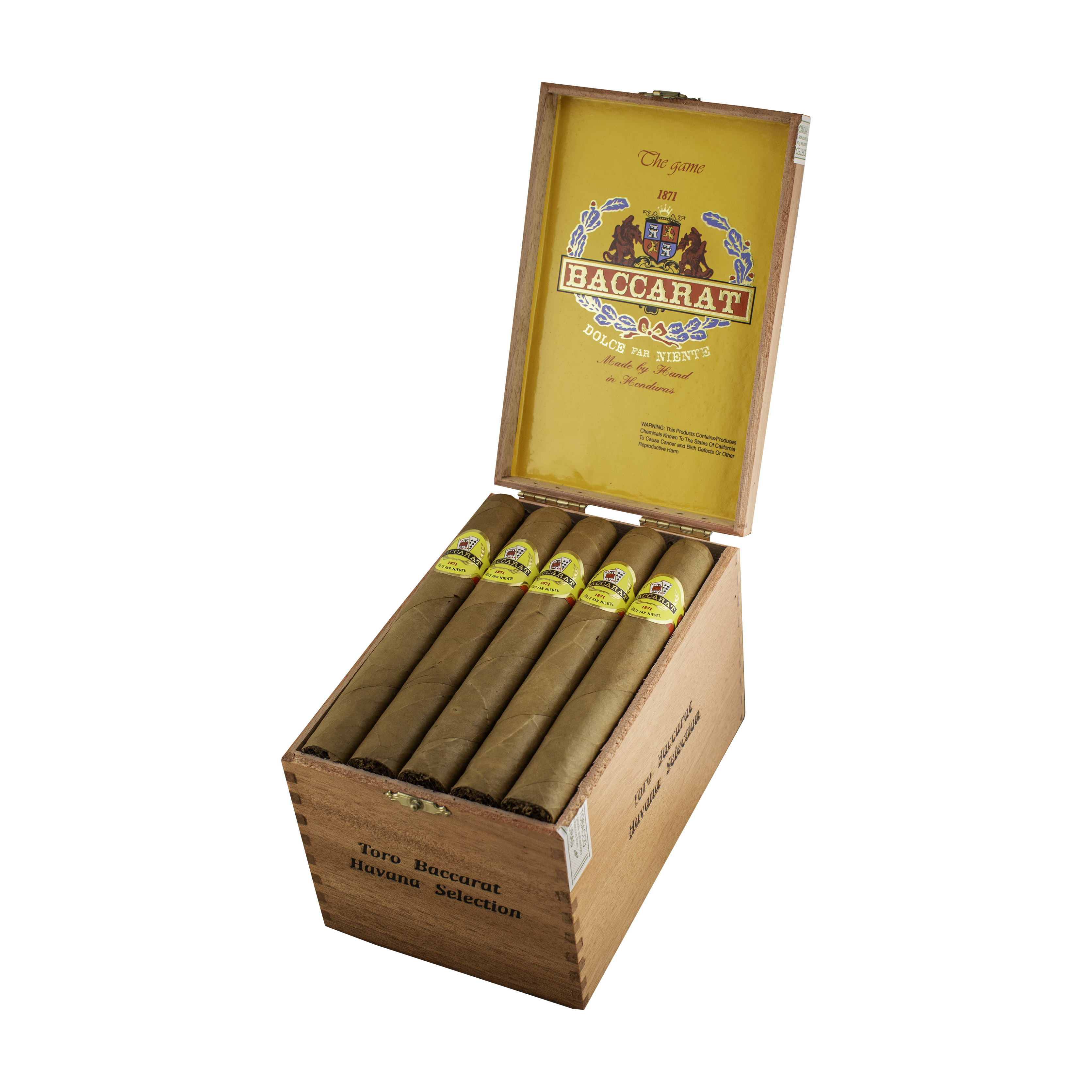 Baccarat Havana Selection Toro Cigar - Box